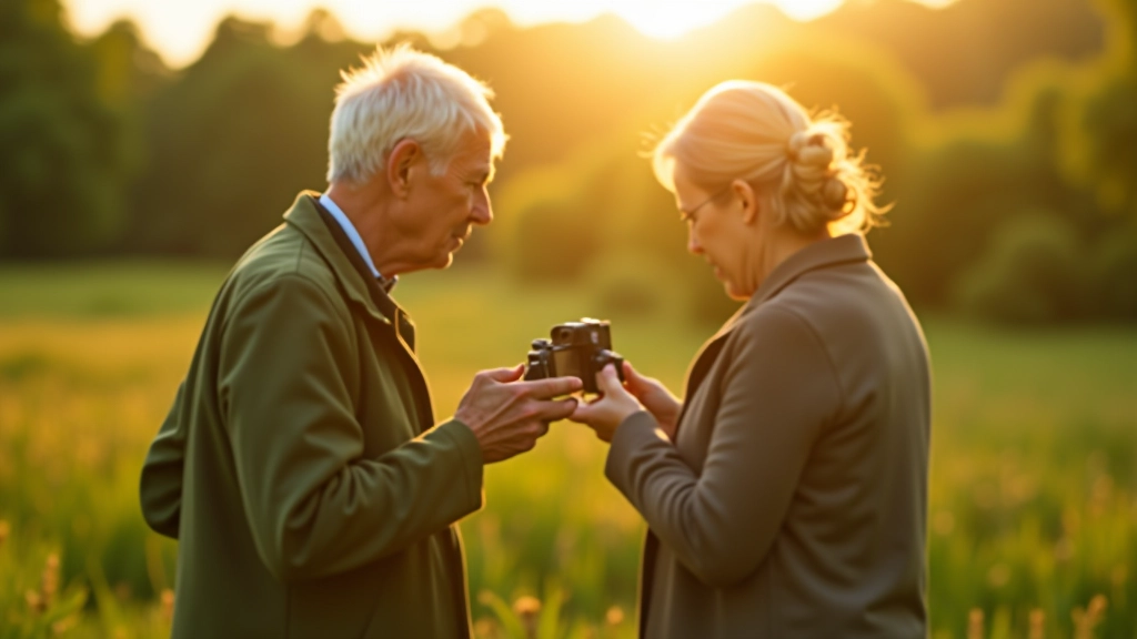 Suaugę žmonės fotografuoja gamtą gamtos nuotrauke